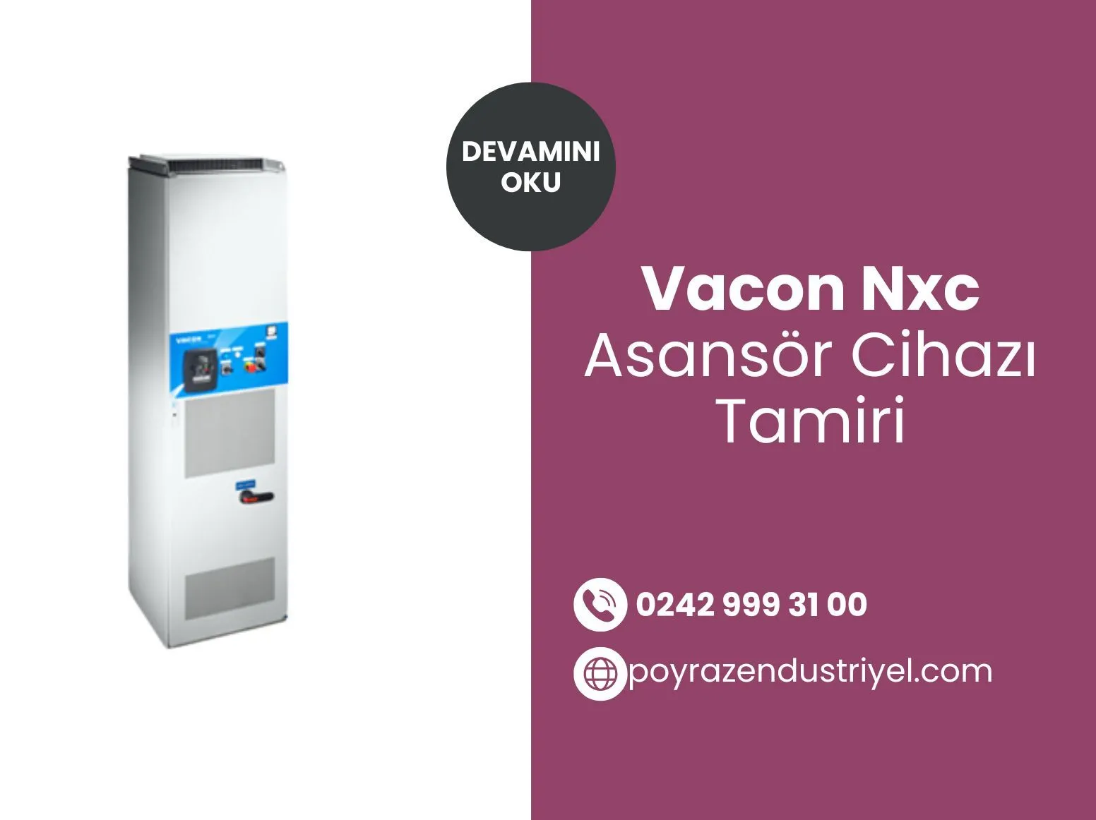 Vacon Nxc Asansör Cihazı Tamiri